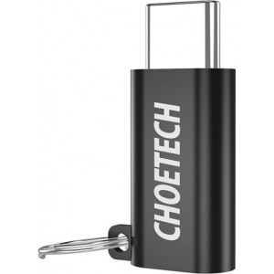 Choetech micro usb - usb-c type c adapter black