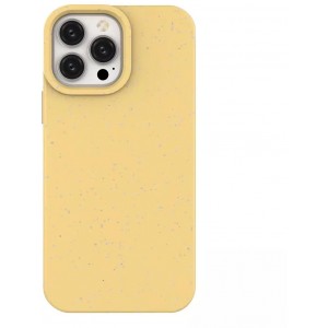 4Kom.pl Eco Case case for iPhone 13 Pro Max silicone cover phone case yellow