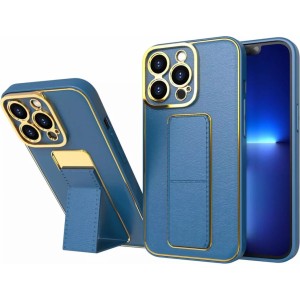 4Kom.pl New Kickstand Case case for iPhone 12 Pro with stand blue