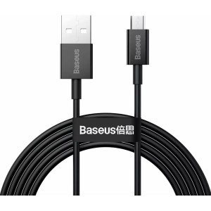 Baseus Kabel USB do micro USB Baseus Superior Series, 2A, 2m (czarny)