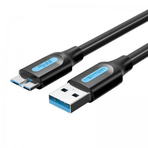 Vention USB 3.0 A to Micro-B cable Vention COPBD 0.5m Black PVC