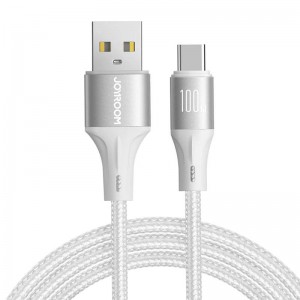 Joyroom Cable USB to USB-C Joyroom SA25-AC6 / 100W / 1,2m  (white)