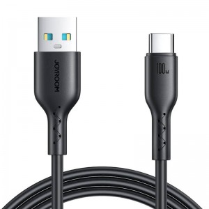 Joyroom Cable Flash Charge USB to USB-C Joyroom SA26-AC36/ 100W / 1m (black