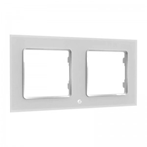 Shelly Switch frame double Shelly (white)