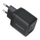 Choetech Wall charger GAN3 USB-A+C PD35W Choetech PD6052 (black)