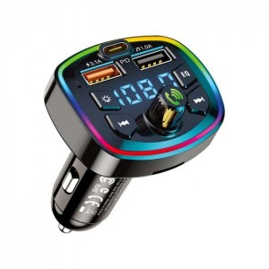Ikaku KAKU KSC-851 Bluetooth FM Raidītājs ar Auto Lādētāju PD / Bluetooth 5.0 / MP3 / MicroSD