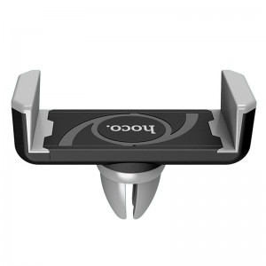 Hoco CPH01 Автомобильный держатель для телефона на решетку вентиляции (13,97 см) Серый