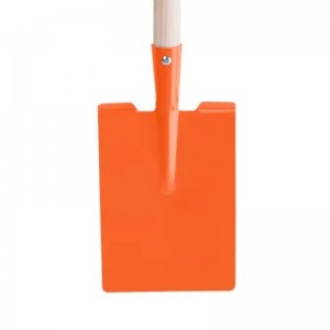 Woody 91889 Деревянно-металлический инструмент для сада и огорода - Лопата (100см) детям с 3+ лет Оранжевая