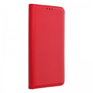 Takeme Magnēstikas Fiksācijas Sāniski atverams maks bez klipša Samsung Galaxy A33 5G (A336B) Sarkana