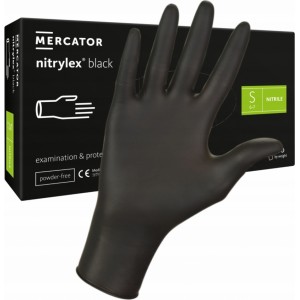 Mercator Medical Nitrile protective gloves Nitrylex Basic size S 100 pcs