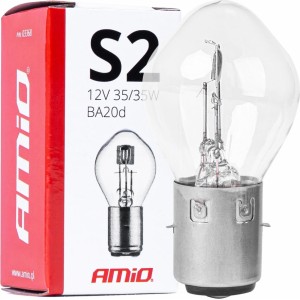 Amio Halogen bulbs S2 12V 35/35W BA20d 1pcs