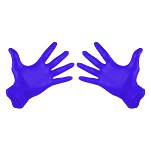 PRL Rękawiczki nitrylowe niebieskieXL
