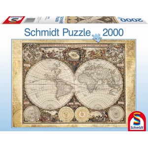 Schmidt 58178 Historical World Map Puzzle 2000gab