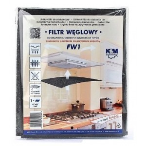 K&M Универсальный Активный угольный фильтр для кухонных вытяжек