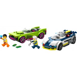 Lego 60415 Police Car and Muscle Car Chase Konstruktors