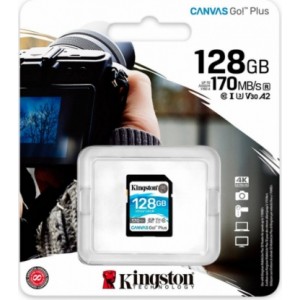 Kingston 128GB Canvas GO Plus Atmiņas karte