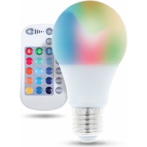 Forever Light E27 LED Spuldze A60 / 9W / 720 lm / 3000K / RGB / Balta