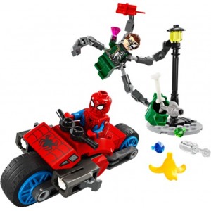 Lego 76275 Motorcycle Chase: Spider-Man vs. Doc Ock Konstruktors