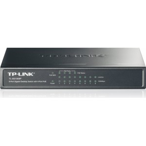 Tp-Link TL-SG1008P Сетевой коммутатор 8port 1000Mb/s / 4x PoE / 53W