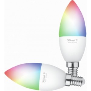 Trust Smart WiFi LED Candle E14 Белая и цветная (двойная упаковка) светодиодная лампа
