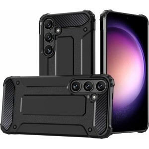 Hurtel Hybrid Armor case for Samsung Galaxy A15 - black (universal)