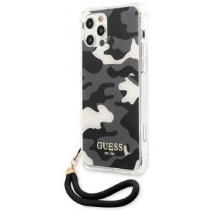 Guess GUHCP12LKSARBK iPhone 12 Pro Max 6.7" black/black hardcase Camo Collection (universal)
