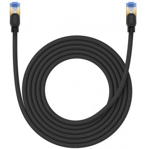 Baseus fast internet cable RJ45 cat.7 10Gbps 3m braided black (universal)