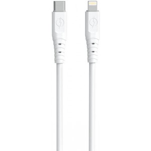 Dudao cable, USB Type C cable - Lightning 6A 65W PD white (TGL3X) (universal)