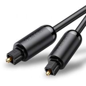 Ugreen optical cable audio cable 1.5 m digital optical fiber Toslink SPDIF gray (70891) (universal)