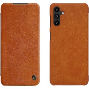 Nillkin Qin leather holster case for Samsung Galaxy A13 5G brown (universal)
