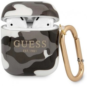 Guess GUA2UCAMG AirPods cover black/black Camo Collection (universal)