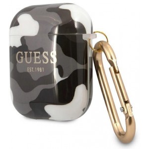 Guess GUA2UCAMG AirPods cover black/black Camo Collection (universal)