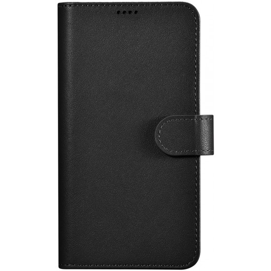 Icarer Wallet Case for Samsung Galaxy S23+ leather case wallet black (universal)