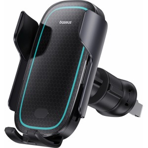 Baseus Milky Way Pro Series BS-CM023 car holder for air vent with 15W inductive charger - black (universal)