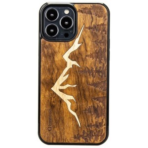 Bewood Wooden case for iPhone 13 Pro Max Bewood Imbuia Mountains (universal)