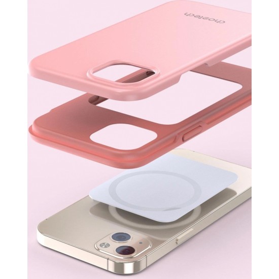 Choetech MFM Anti-drop case Made For MagSafe for iPhone 13 pink (PC0112-MFM-PK) (universal)