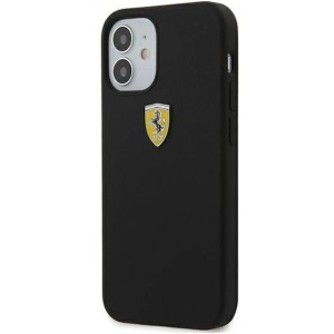 Ferrari FESSIHCP12SBK iPhone 12 mini 5.4" black/black hardcase On Track Silicone (universal)