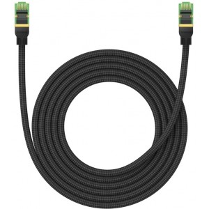 Baseus fast RJ45 cat. network cable. 8 40Gbps 3m braided black (universal)