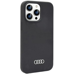 Audi Silicone Case iPhone 14 Pro Max 6.7" black/black hardcase AU-LSRIP14PM-Q3/D1-BK (universal)