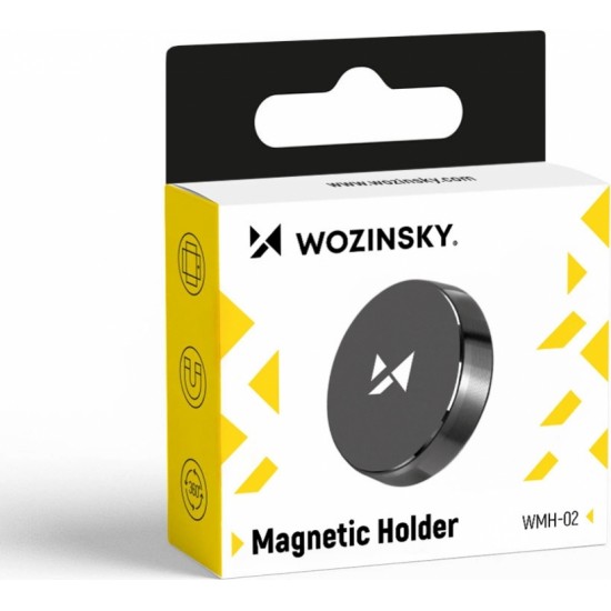 Wozinsky Self-adhesive Magnetic Car Dashboard Mount Black (WMH-02) (universal)