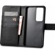 Icarer Wallet Case for Samsung Galaxy S23+ leather case wallet black (universal)