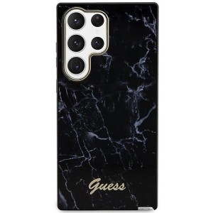 Guess GUHCS23LPCUMAK S23 Ultra S918 black/black hardcase Marble (universal)