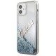 Guess GUHCP12SGLVSBL iPhone 12 mini 5.4" blue/blue hardcase Glitter Vintage Script (universal)