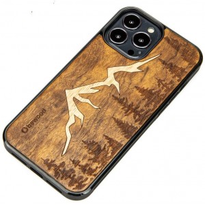 Bewood Wooden case for iPhone 13 Pro Max Bewood Imbuia Mountains (universal)