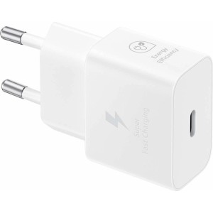 Samsung EP-T2510XWEGEU 25W SFC GaN wall charger with USB-C cable - white (universal)