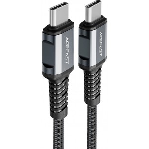 Acefast cable USB Type C - USB Type C 1.2m, 60W (20V / 3A) gray (C1-03 deep space gray) (universal)
