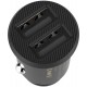 Baseus Grain Car Charger mini car charger 2x USB 3.1A black (CCALL-ML01) (universal)