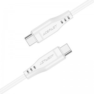 Acefast cable USB Type C - USB Type C 1.2m, 60W (20V / 3A) white (C3-03 white) (universal)