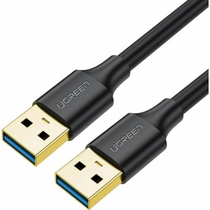 Ugreen cable USB-A - USB-A USB3.0 5Gb/s 0.5m black (US128) (universal)
