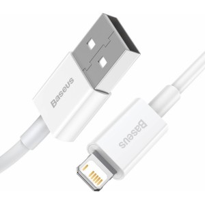 Baseus Superior USB - Lightning cable 2.4A 1 m White (CALYS-A02) (universal)